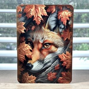 Vibrant Fox Handmade Greeting Card